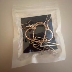 Heart and Electric Earrings